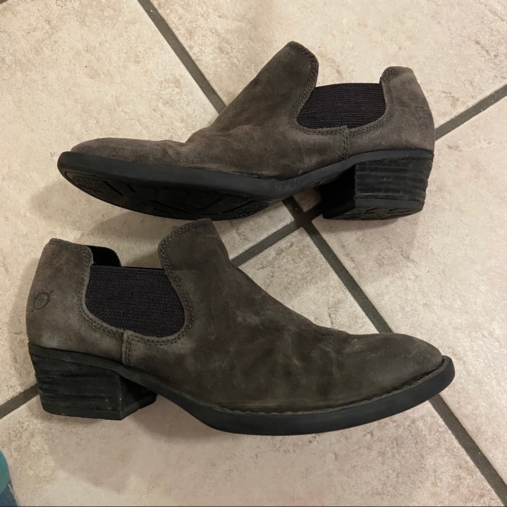 Born grey booties